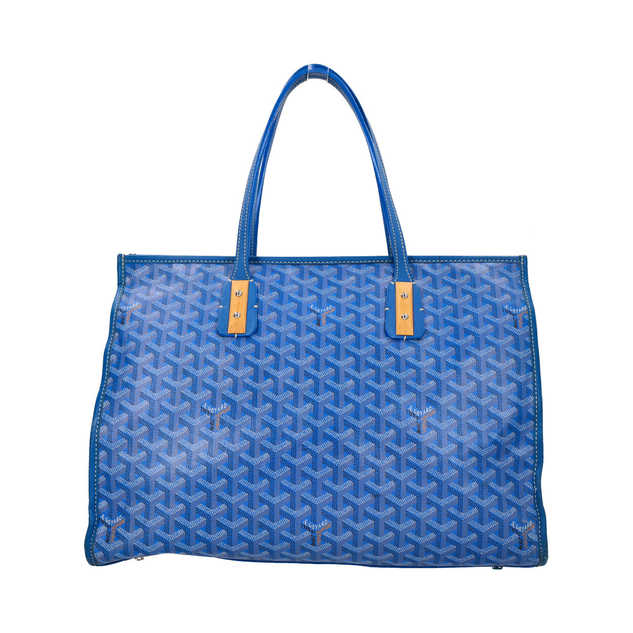 GOYARD Goyardine Marquises Tote Blue | Luxity