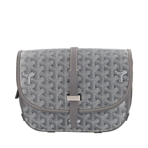 Goyardine Belvedere PM Crossbody Bag Grey