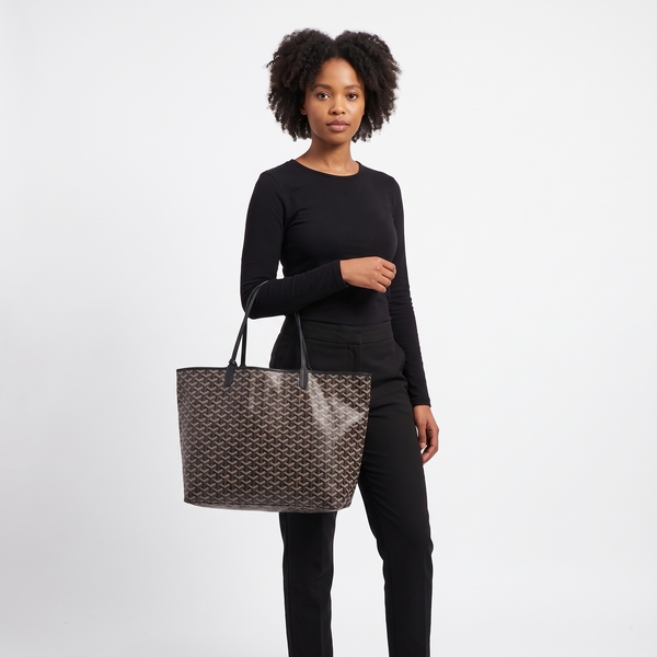 Goyardine Saint Louis Tote GM Brown
