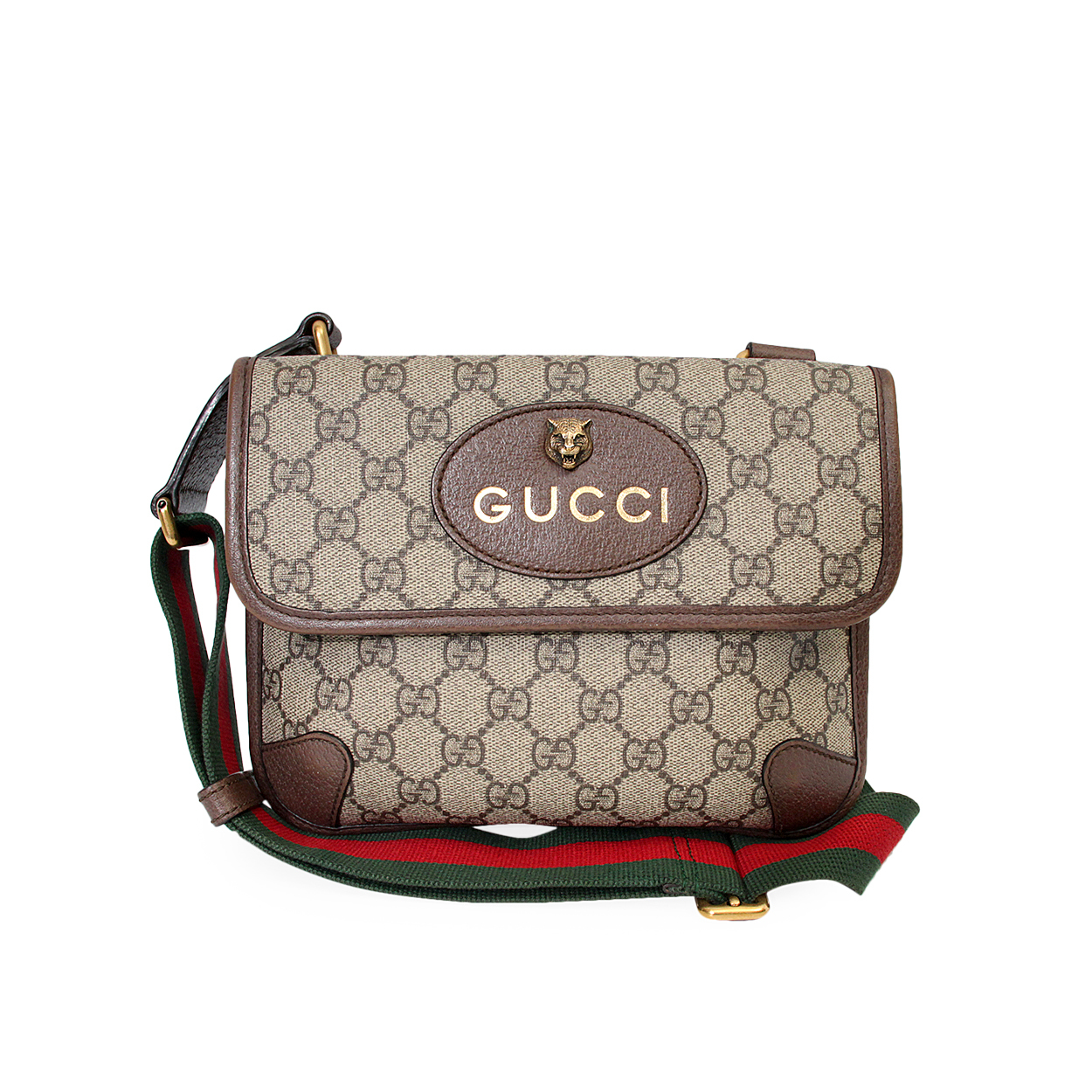 GUCCI Supreme Neo Vintage Small Messenger Beige/Ebony | Luxity