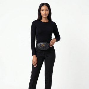 PRADA Tessuto Shoulder Bag Black | Luxity