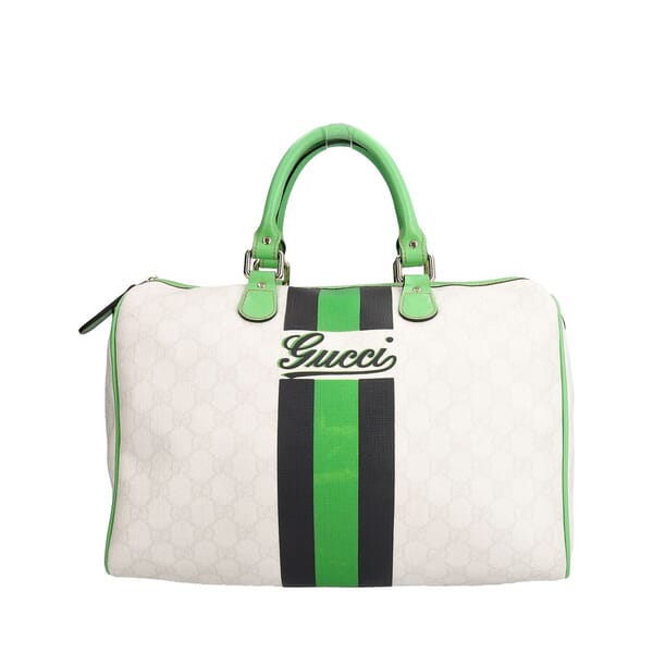 Supreme Medium Boston Bag White/Green