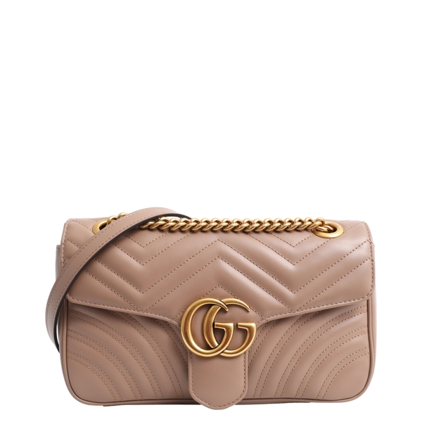 Marmont GG Medium Shoulder Bag Taupe