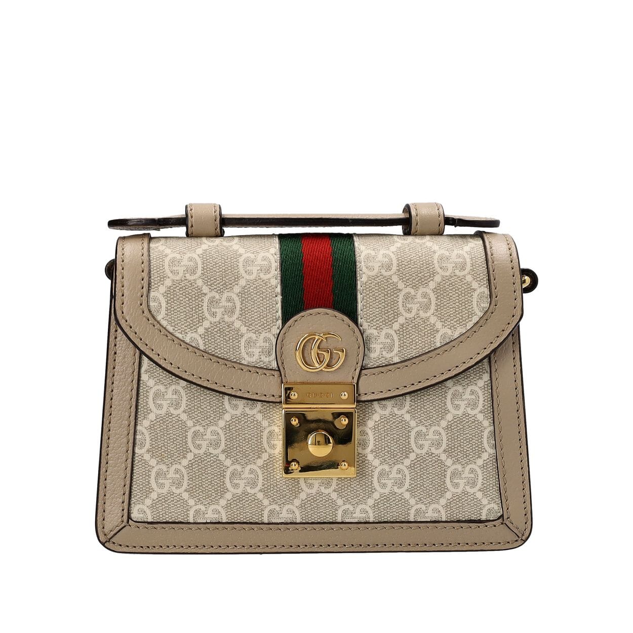 GUCCI Supreme GG Ophidia Mini Shoulder Bag Beige/White | Luxity