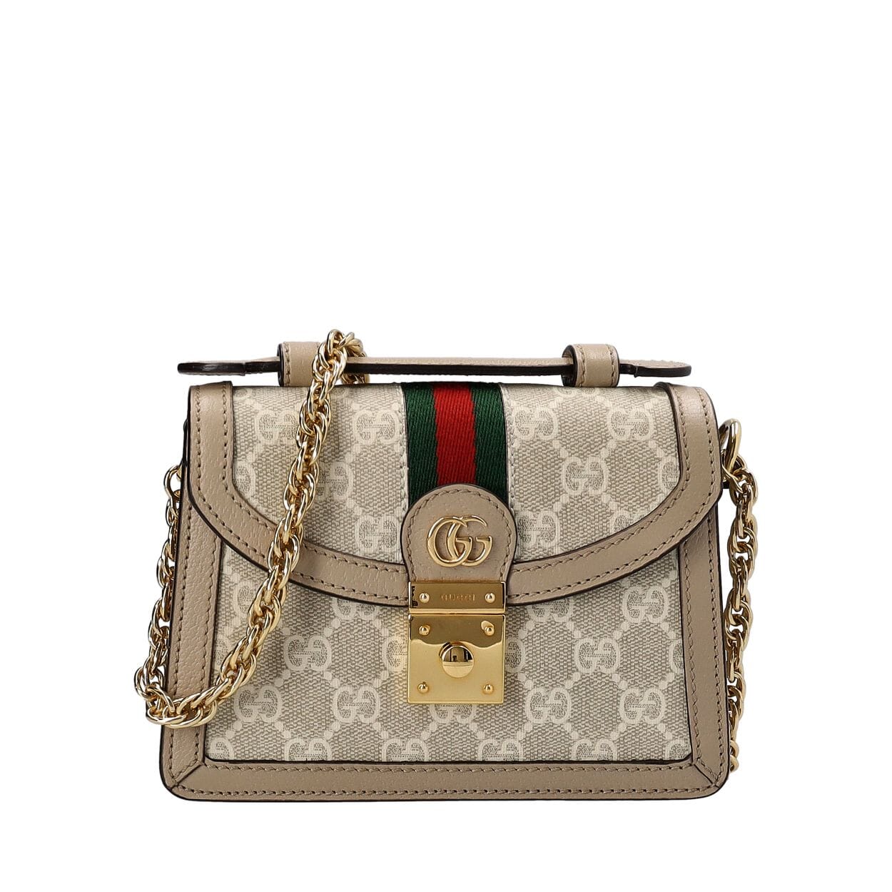 GUCCI Supreme GG Ophidia Mini Shoulder Bag Beige/White | Luxity