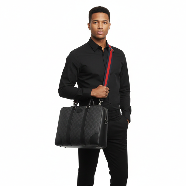 Supreme GG Briefcase Black/Grey