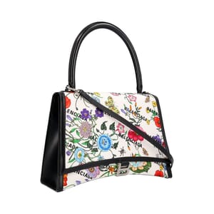 x GUCCI Canvas Hourglass Shoulder Bag Floral, view 2