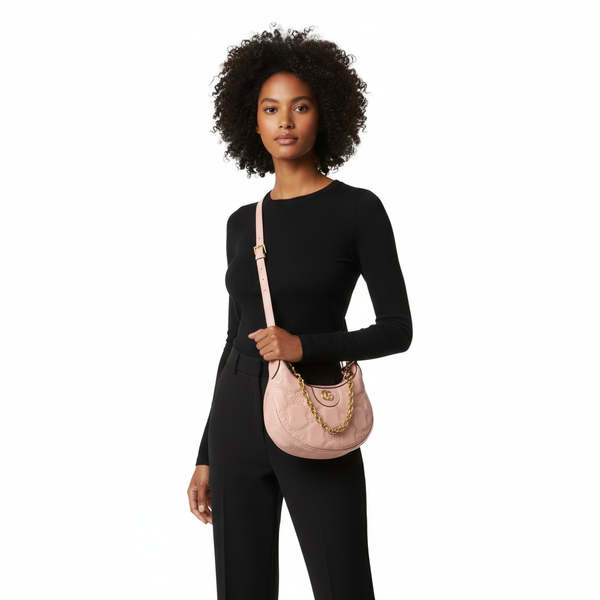Matelasse GG Marmont Mini Bag Pink