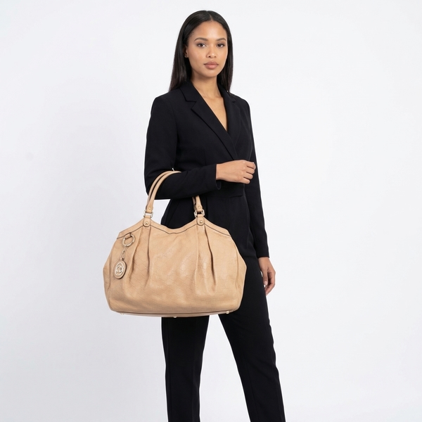 Guccissima Sukey Medium Bag Beige