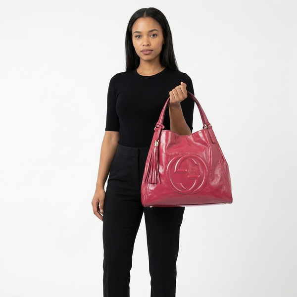 Patent Leather Soho Bag Pink