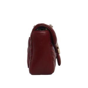 Marmont GG Medium Shoulder Bag Burgundy, view 6