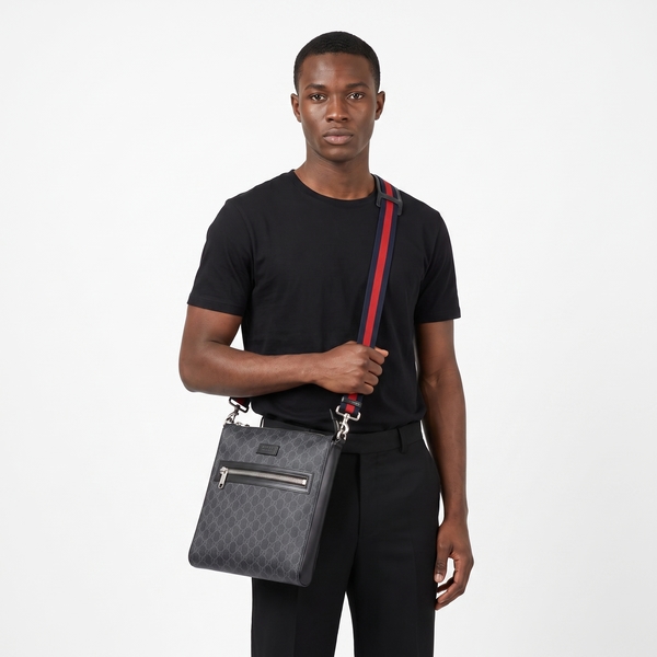 Supreme GG Medium Messenger Black