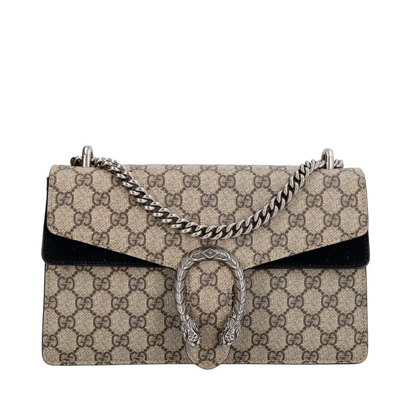 Supreme GG Dionysus Small Shoulder Bag Beige/Black