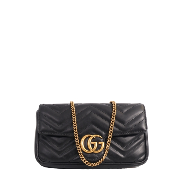 Marmont GG Mini Shoulder Bag Black