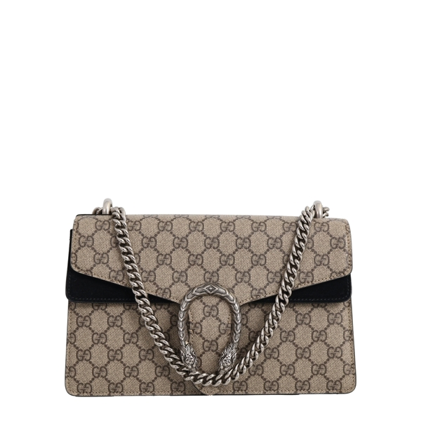 Supreme GG Dionysus Small Shoulder Bag Beige/Black