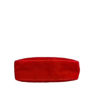 Velvet GG Marmont Small Shoulder Bag Red, view 7
