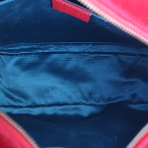 Velvet GG Marmont Small Shoulder Bag Red, view 8
