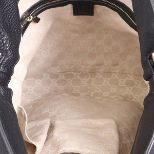 Leather Bamboo Diana Hobo Black, view 7