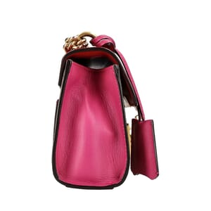 Leather/Supreme GG Small Padlock Shoulder Bag Multicolour, view 4