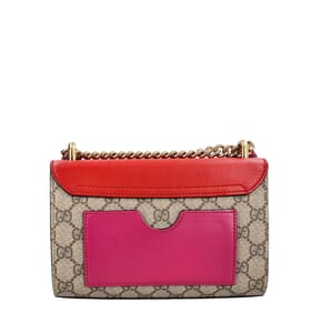 Leather/Supreme GG Small Padlock Shoulder Bag Multicolour, view 3