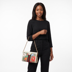 Supreme GG Ophidia Small Shoulder Bag Flora, view 9