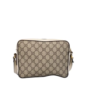 Supreme GG Horsebit 1955 Small Shoulder Bag Beige/Ivory, view 3