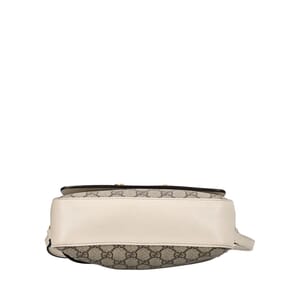 Supreme GG Horsebit 1955 Small Shoulder Bag Beige/Ivory, view 6