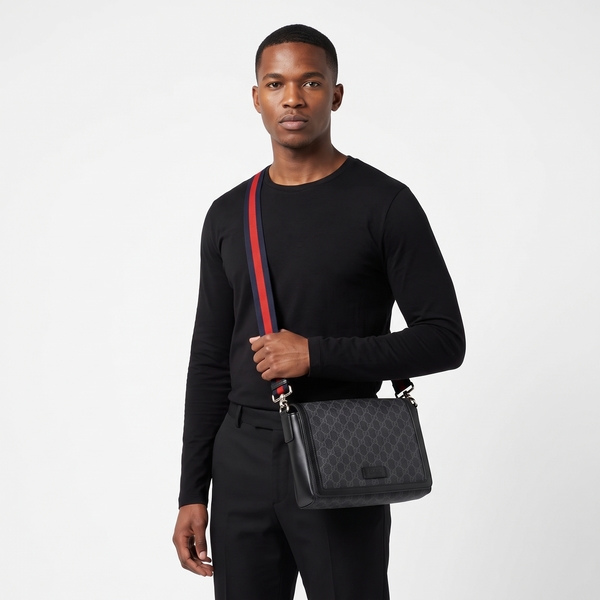 Supreme GG Messenger Black/Grey