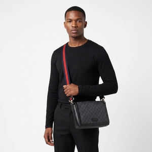 Supreme GG Messenger Black/Grey, view 9