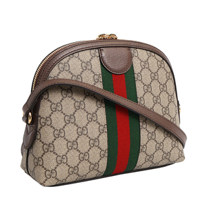 Supreme GG Ophidia Small Shoulder Bag Beige/Brown, view 2
