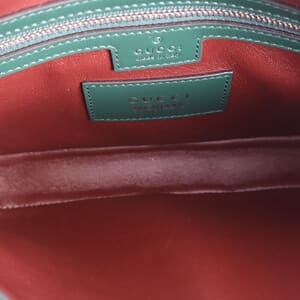 Croc Embossed Wristlet/Bag Vintage Green, view 9