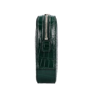 Croc Embossed Wristlet/Bag Vintage Green, view 6