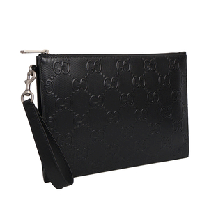 Perforated GG Wristlet Black, view 2