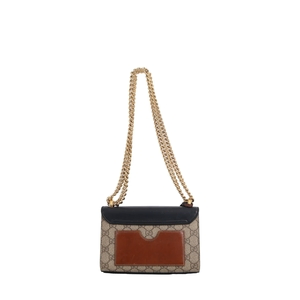 Supreme GG Small Padlock Shoulder Bag Beige/Black, view 3
