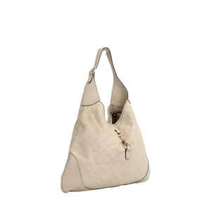 Guccissima Jackie O Bouvier Hobo Off White, view 2