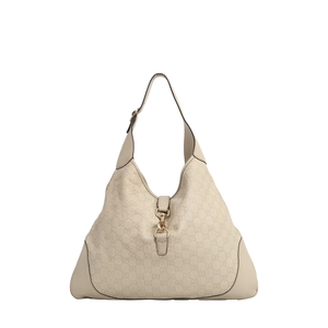 Guccissima Jackie O Bouvier Hobo Off White