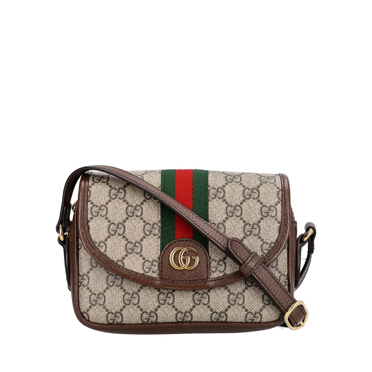 Supreme GG Ophidia Mini Shoulder Bag Beige/Brown
