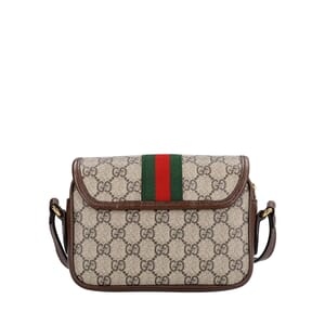 Supreme GG Ophidia Mini Shoulder Bag Beige/Brown, view 3