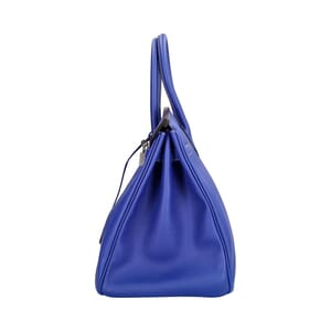 Epsom Birkin 35 Blue Electric, view 6