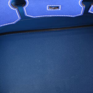Epsom Birkin 35 Blue Electric, view 8