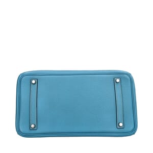 Togo Birkin 35 Blue Jean, view 9