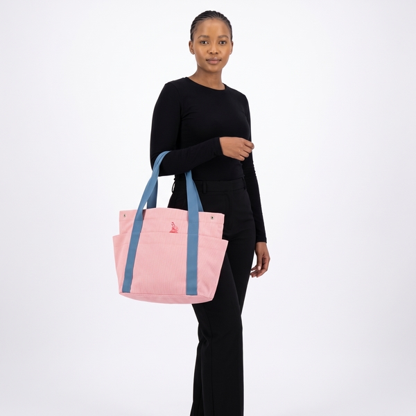 Cotton Passe Passe Nappy Bag Pink