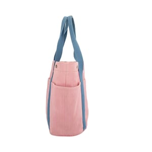 Cotton Passe Passe Nappy Bag Pink, view 4