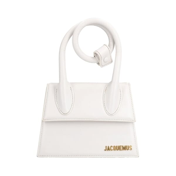 Leather Knot Le Chiquito Bag White