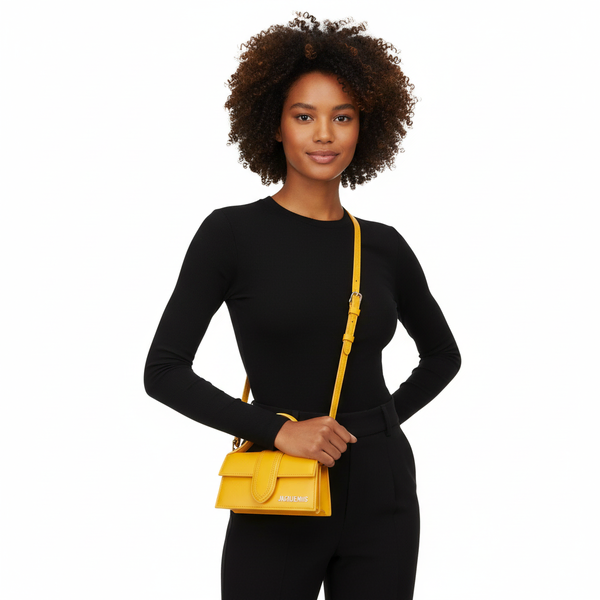 Leather The Bambino Shoulder Bag Orange