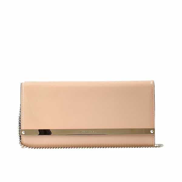 Patent Milla Clutch Nude