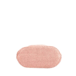 Raffia Beach Mini Tote E/W Rose/Latte, view 6