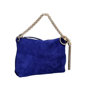 Velvet Callie Clutch Bag Royal Blue, view 2
