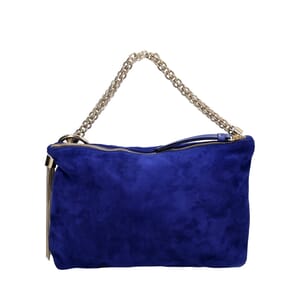 Velvet Callie Clutch Bag Royal Blue, view 3