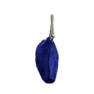 Velvet Callie Clutch Bag Royal Blue, view 4